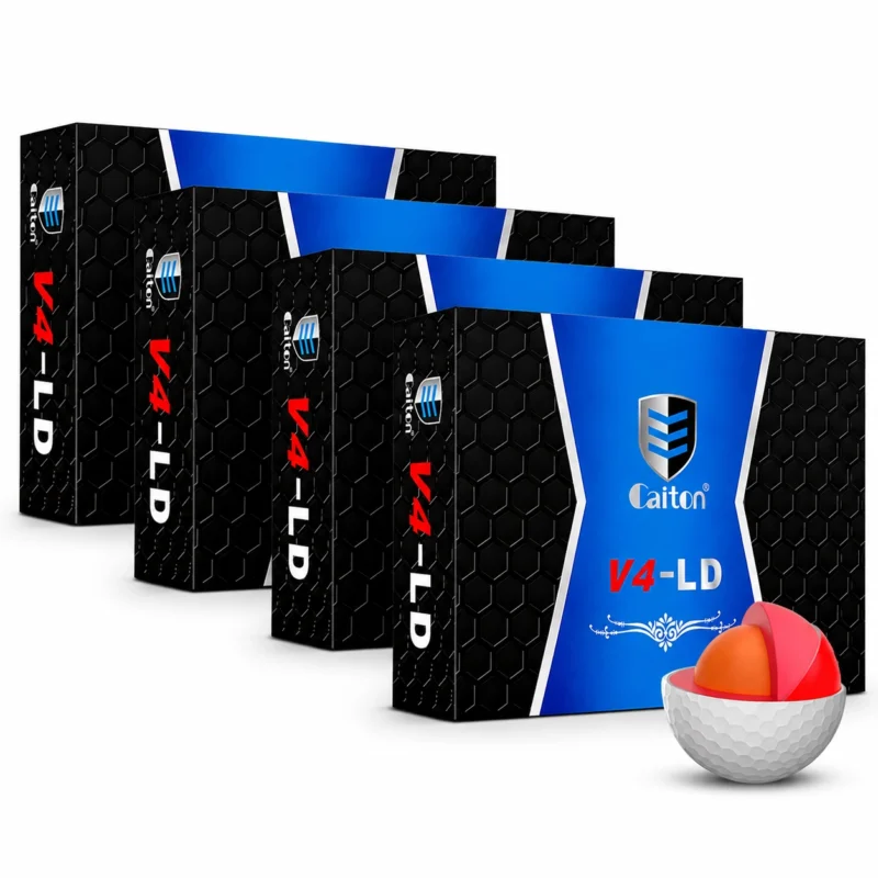 Caiton Pro 4-Layer Tournament Golf Balls – 4 Box