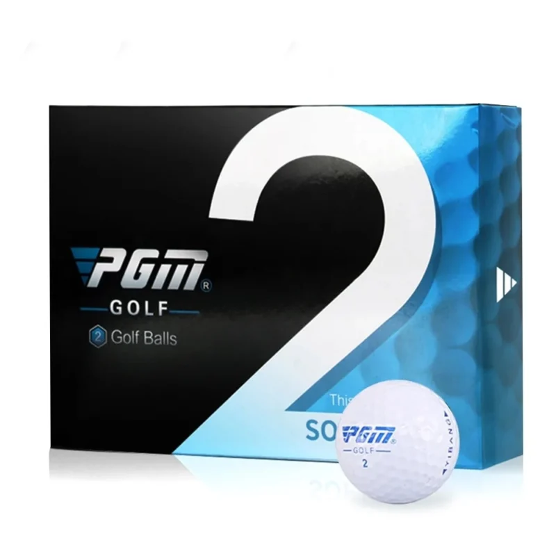 PGM Premium Two-Piece Distance Golf Balls - 1 Box